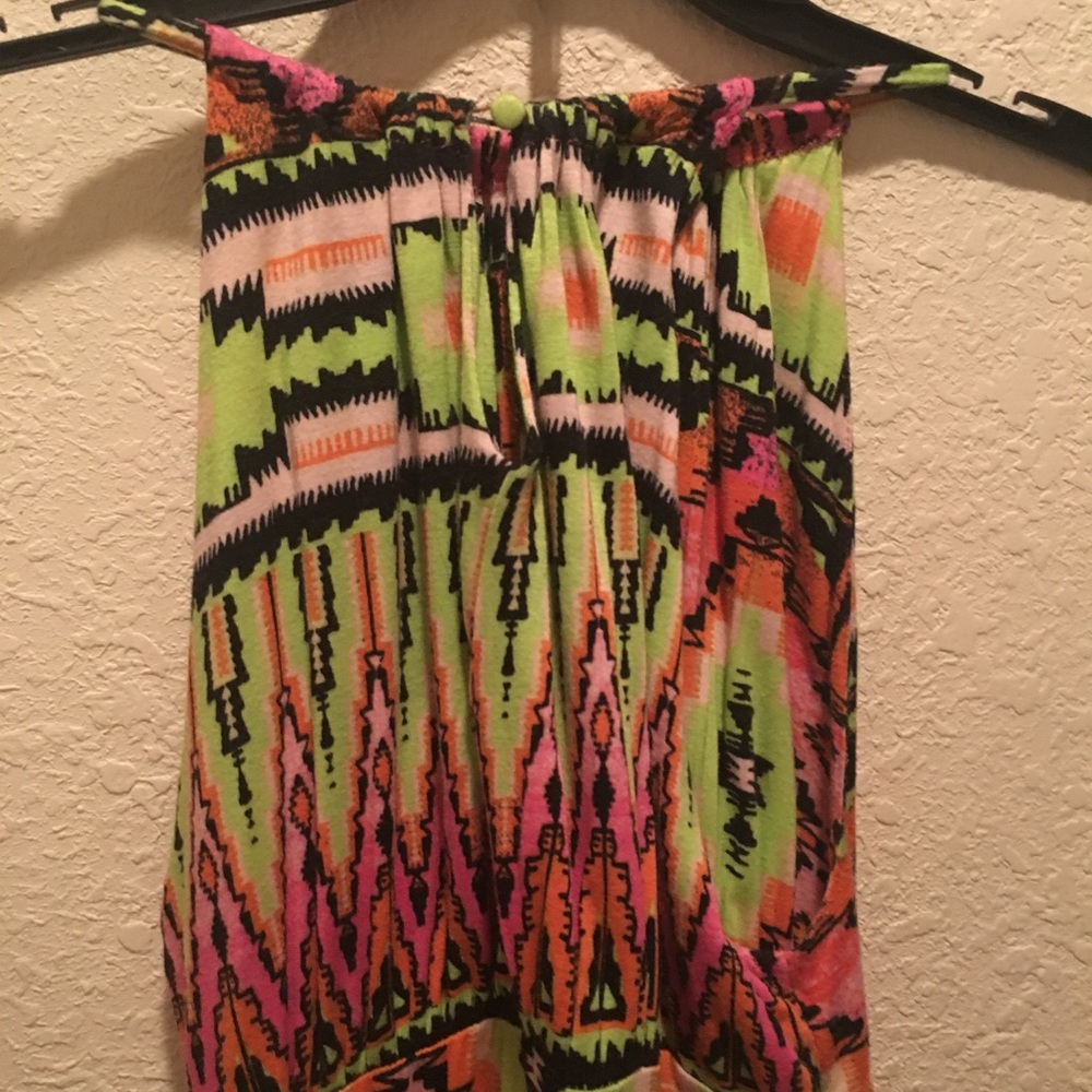 New Directions Colorful Long Aztec Print Max!